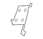 28039CF42A - Body: AM/FM CD Bracket for Nissan: 350Z Image