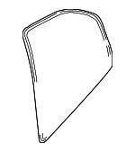 MR599971 - Body: Surround Weather-strip for Mitsubishi: Galant Image