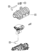 68061029AA - 5.7L Gas; Engine: Crankcase Vent Valve for Mopar Image