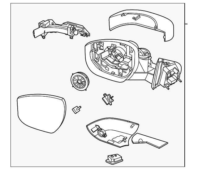 2025 Ford Expedition Mirror Assembly SL1Z-17682-CA | OEM Parts Online
