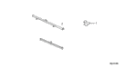 8R12SHJ10103 - Accessory Components: BRACKET, SUNSHADE (3RD ROW) for Honda Image
