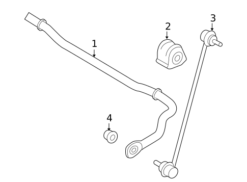 Stabilizer Bar & Components for 2011 Scion xB #0