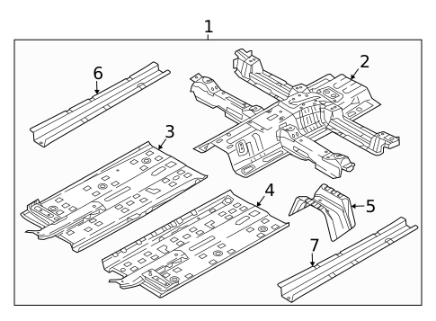 Floor for 2023 Kia Niro #0
