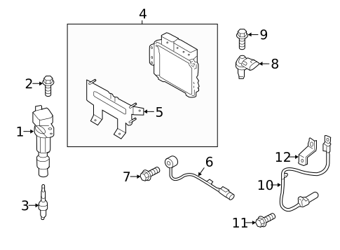 Ignition System for 2019 Hyundai Veloster #0