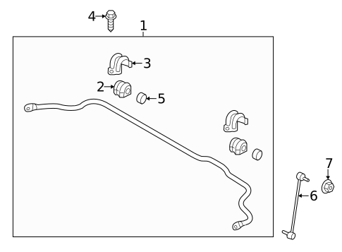 Stabilizer Bar & Components for 2015 Hyundai Veloster #0
