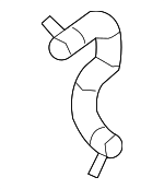 7B0122051B - Cooling System: Lower Hose for Volkswagen: Routan Image