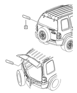 5056223AA - Labels All Vehicle Locations: Warning Label for Mopar Image