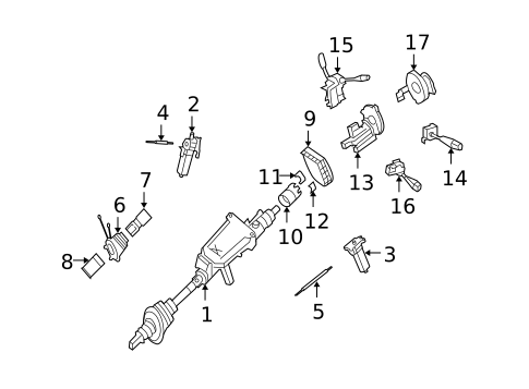 Switches for 2007 Mercedes-Benz S600 #2
