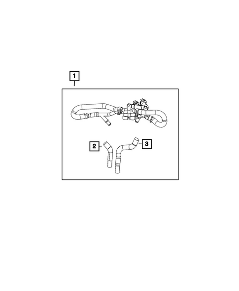 Air Conditioner and Heater Plumbing for 2019 Dodge Durango #3