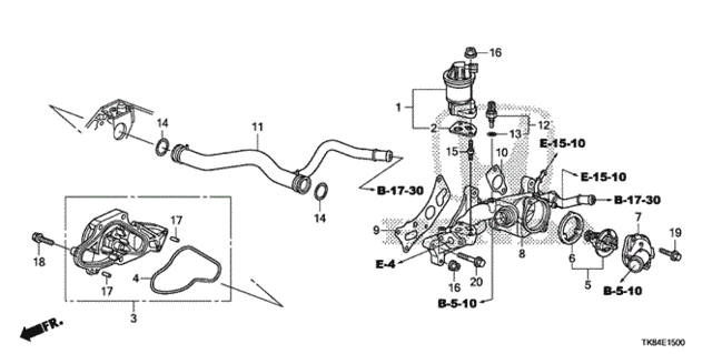 Water Pump for 2016 Honda Odyssey #0