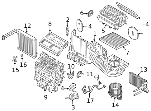 Blower Motor & Fan for 2024 Ford Explorer #0