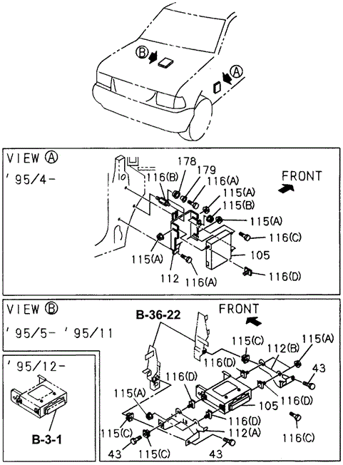 Control Unit (1) for 1994 Honda Passport #0