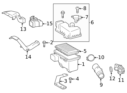 Sensors for 2012 Toyota Highlander #0