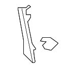 4M88537826PS - : Side Trim for Audi: Q7, Q8, RS Q8, SQ7, SQ8 Image