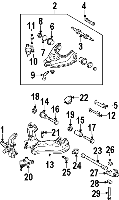 Suspension Components for 2002 Isuzu Rodeo #2