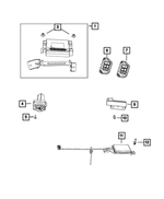68406189AB - Electrical: Hub Receiver for Mopar Image