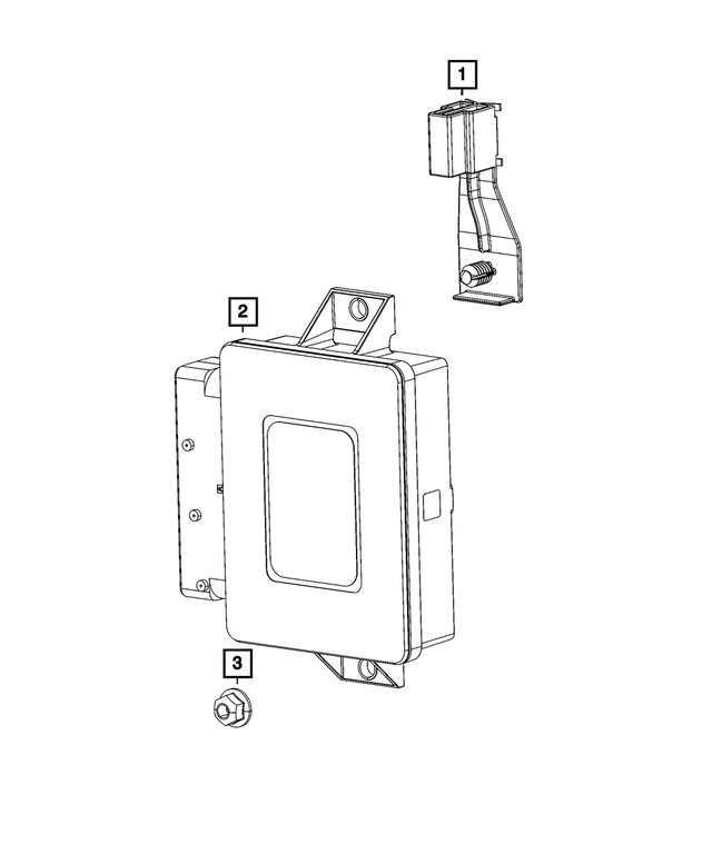 68495738AA - Electrical: Parking Brake Module for Mopar Image