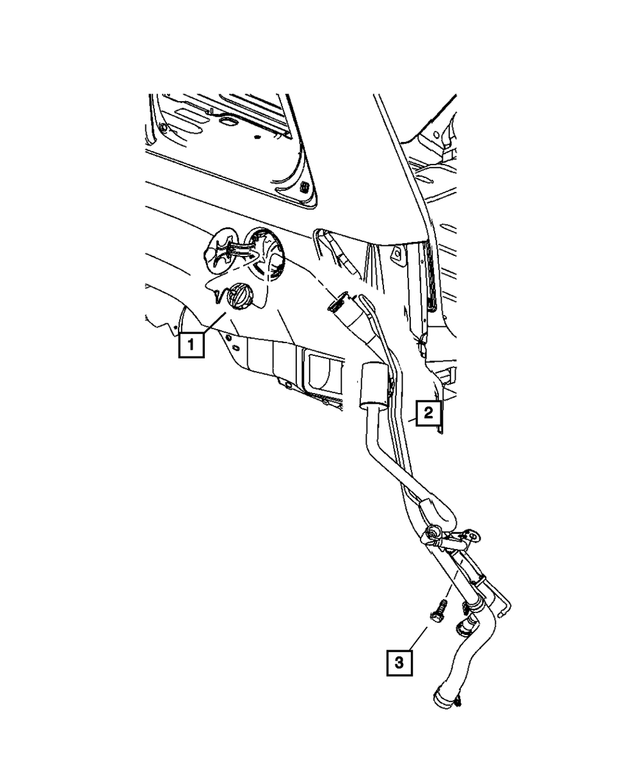 « 52090315AG – Fuel : Remplissage De Carburant Tube pour Mopar Image »