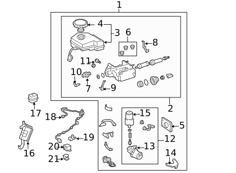 ABS Components for 2003 Toyota 4Runner #0