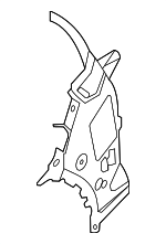 PAB809491AGRV - Body: Quarter Panel Extension for Porsche: Cayenne Image