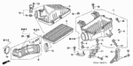 17227RTA000 - Electrical/Exhaust/Heater/Fuel: CLIP, AIR FLOW TUBE for Honda Image