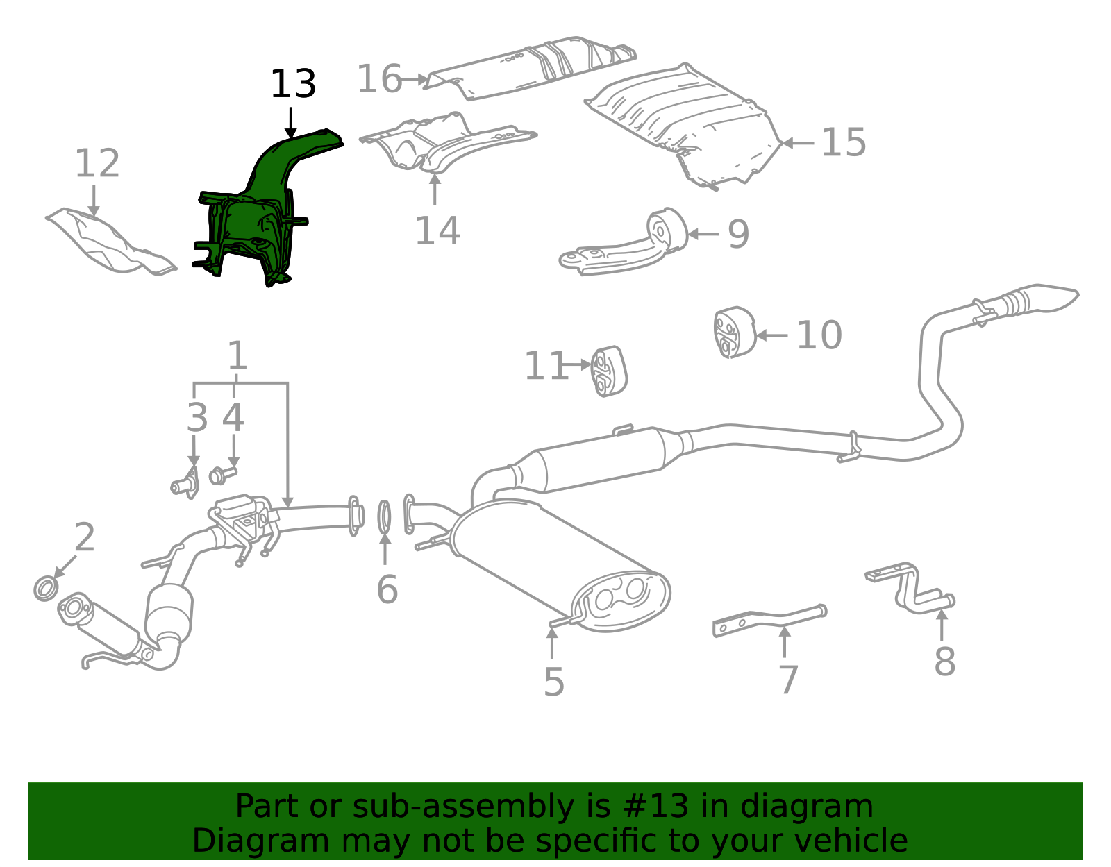 58152-08082 - High-Quality Catalytic Converter Heat Shield for 2022 ...
