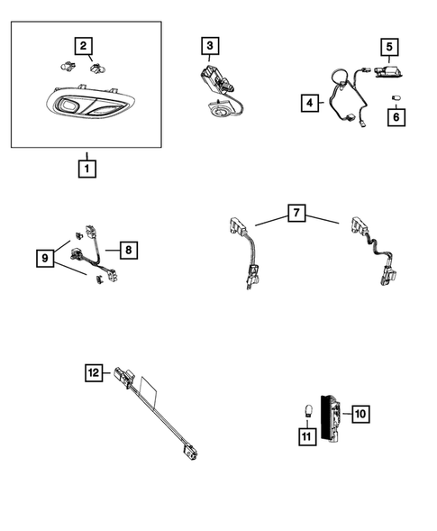 Lamps-Interior and Exterior for 2014 Jeep Cherokee #4