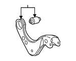 4879006010 - Suspension: Upper Control Arm for Toyota Image image