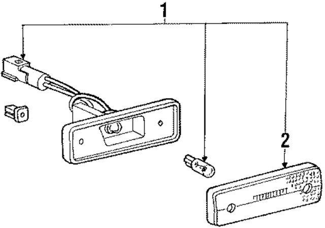 8174014110 - : Lamp Assembly,  Front Marker,  Left for Toyota Image