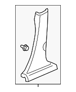 84121T0AA01ZC - Body: Lower Center Pillar Trim for Honda: CR-V Image
