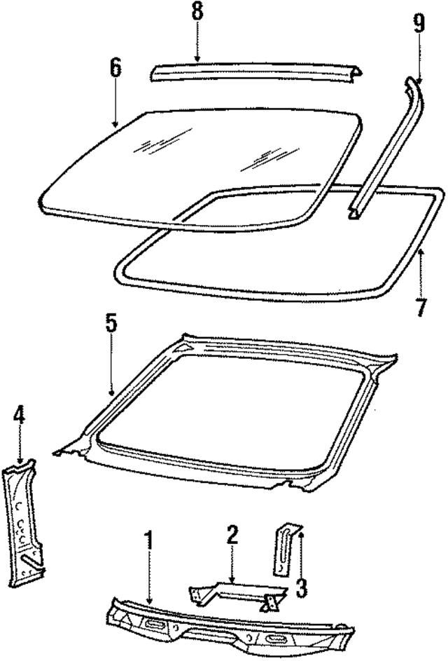 94457237700 - Body: Screen for Porsche Image