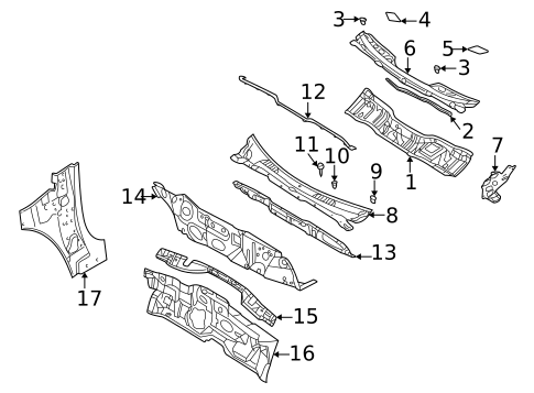 Cowl for 2000 Nissan Sentra #0