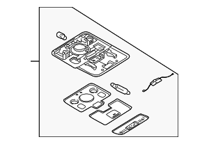8E09471066PS - Body: Reading Light for Audi Image
