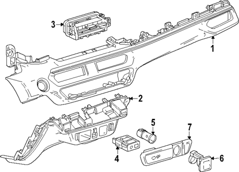 Instrument Panel Components for 2024 Acura ZDX #0