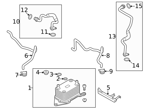 Oil Cooler for 2014 Audi R8 #0