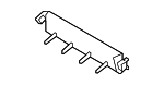 97129GI000 - HVAC: Filter Cover for Hyundai Image