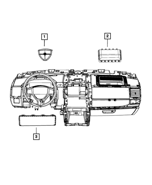 Air  Bags for 2017 Dodge Grand Caravan #2