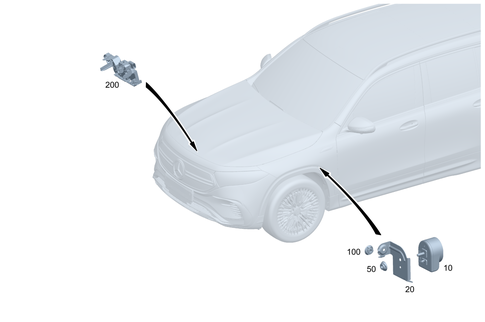 Anti-Theft Alarm System for 2025 Mercedes-Benz EQB 300 #0