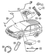 4869431AD - Instrument Panel and Radios and Consoles: Dvd To Screen Wiring for Mopar Image
