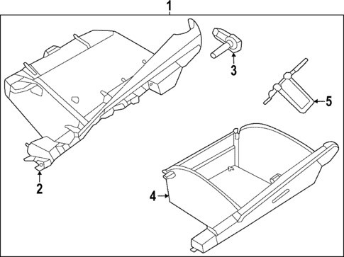 Glove Box for 2025 Nissan Versa #0