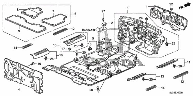 Floor Mat for 2012 Honda Ridgeline #0