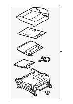 64139AL17AWM - : Cushion Assembly for Subaru: Legacy Image
