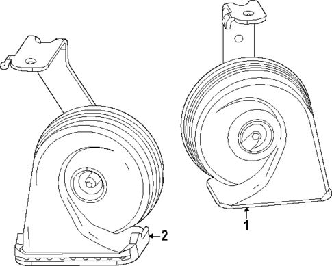 Horn for 2024 Chevrolet Traverse #0