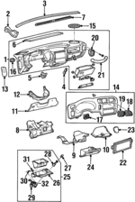 8150149990 - : Instrument Panel Bracket for Isuzu Image