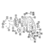 68001924AA - NV241HD; or NV241OR; Transfer Case: Shaft Retainer for Mopar Image