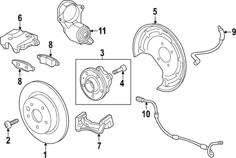 Rear Brakes for 2025 Chevrolet Equinox #1