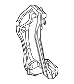1674217000 - Brakes: Caliper Support for Mercedes-Benz Image