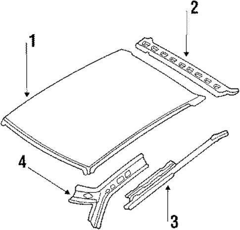 Roof Unit for 1984 Nissan Stanza #1
