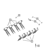 6502993 - Electrical: Hex Flange Head Bolt for Chrysler: 200, 300, Pacifica, Town &amp; Country, Voyager | Dodge: Challenger, Charger, Durango, Grand Caravan, Journey, Viper | Jeep: Cherokee, Compass, Gladiator, Grand Cherokee, Grand Cherokee L, Grand Cherokee WK, Patriot, Wrangler, Wrangler JK | Ram: 1500, 1500 Classic, 2500, 3500, ProMaster 1500, ProMaster 2500, ProMaster 3500 | SRT: Viper Image