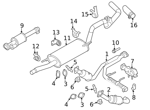 Exhaust Components for 2012 Ford F-150 #0